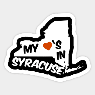 My heart is in Syracuse Sticker